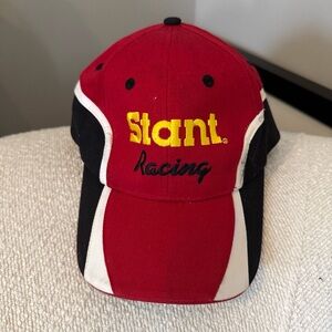Racing Red and Black Baseball Cap vintage stant